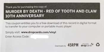 LP/SP Murder By Death: Red Of Tooth And Claw CLR