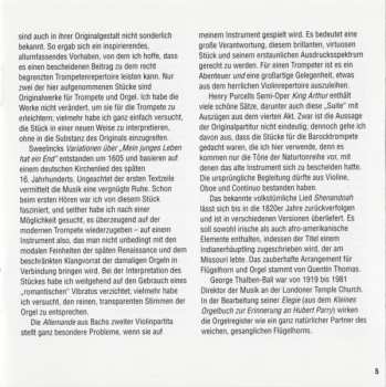 CD Alison Balsom: Music For Trumpet And Organ