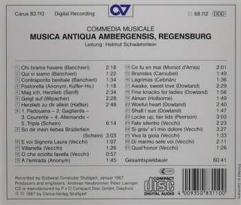 CD Musica Antiqua Ambergensis: Commedia Musicale