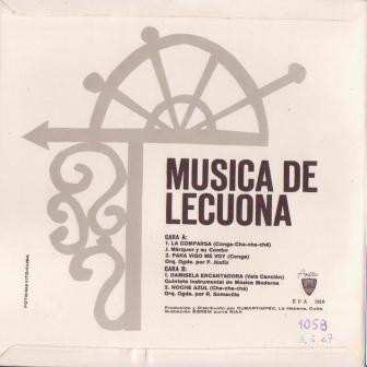 SP Musica De Lecuona: La Comparsa (Conga Cha-cha-cha)