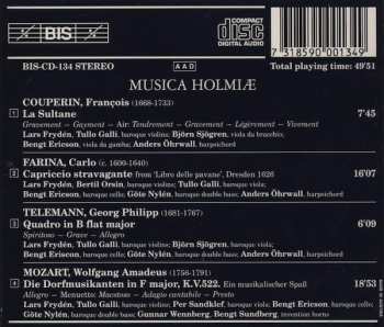 CD Musica Holmiæ: Performed On Original Instruments By Musica Holmiæ