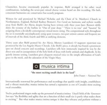 CD Musica Intima: Nativité