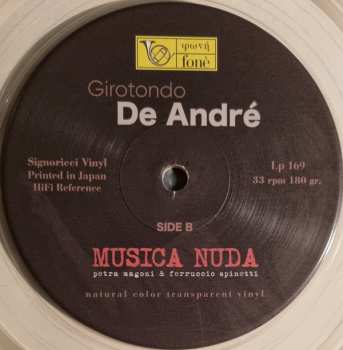 LP Musica Nuda: Girotondo De André LTD | CLR