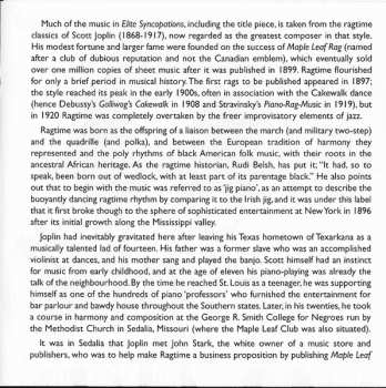 CD Musicians From The Orchestra Of The Royal Ballet: Elite Syncopations