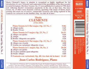CD Muzio Clementi: Keyboard Sonatas Op. 23, Nos. 1-3; Op. 34, No. 1