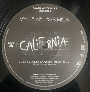 2LP Mylène Farmer: California (Remixes) LTD