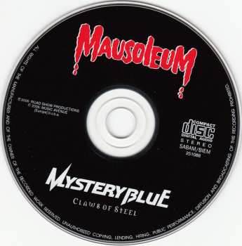 CD Mystery Blue: Claws Of Steel