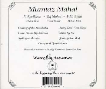 CD Taj Mahal: Mumtaz Mahal