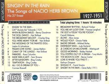CD Nacio Herb Brown: Singin' In The Rain - The Songs Of Nacio Herb Brown - His 27 Finest 1927-1951