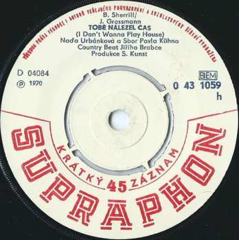 SP Naďa Urbánková: Půlnoc Je Období Zlé / Tobě Náležel Čas