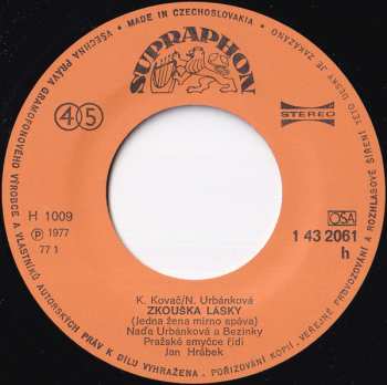 SP Naďa Urbánková: Zkouška Lásky • Spi Dál, Můj Nejdražší