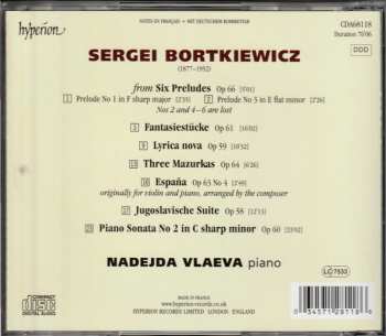 CD Sergei Bortkiewicz: Piano Sonata No 2 · Fantasiestücke · Jugoslavische Suite
