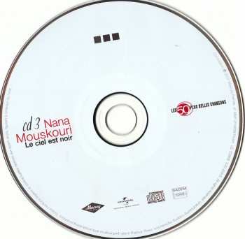3CD Nana Mouskouri: Les 50 Plus Belles Chansons - Le Ciel Est Noir DIGI