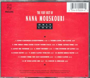 CD Nana Mouskouri: Only Love - The Very Best Of Nana Mouskouri