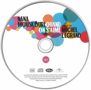 2CD Nana Mouskouri: Quand On S'aime - Tribute To Michel Legrand