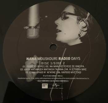 2LP Nana Mouskouri: Radio Days (24 Ανέκδοτες Ηχογραφήσεις Από Τις Δεκαετίες Του ’50 & Του ’60 Στο Εθνικό Ίδρυμα Ραδιοφωνίας)