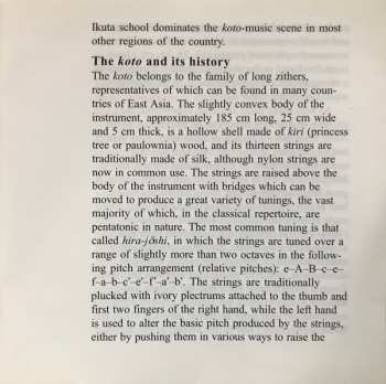 CD Nanae Yoshimura: The Art Of The Koto, Volume One