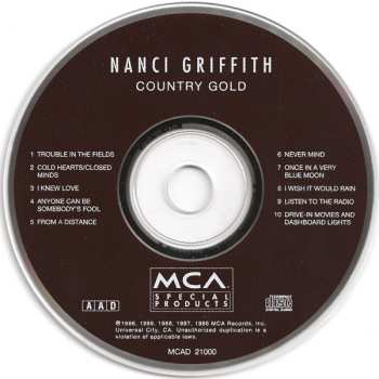 CD Nanci Griffith: Country Gold