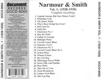 CD Narmour & Smith: Volume 1: Complete Recorded Works (1928-1930)