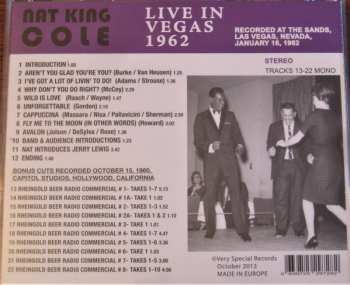 CD Nat King Cole: Live In Vegas 1962