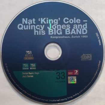 CD Nat King Cole: Kongresshaus, Zurich 1960