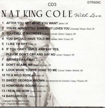 5CD/Dobozkészlet Nat King Cole: With Love