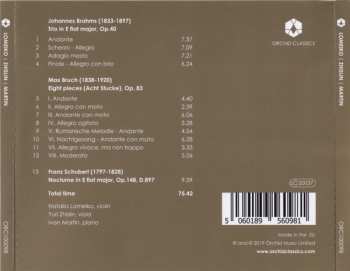 CD Johannes Brahms: Bruch Brahms Schubert