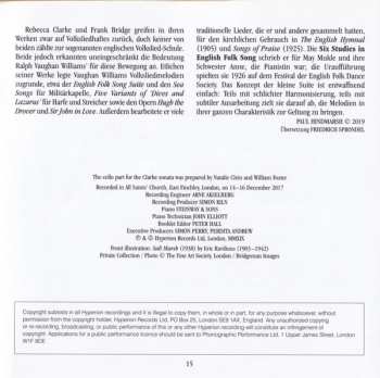 CD Ralph Vaughan Williams: Viola Sonata / Cello Sonata / Six Studies In English Folk Song