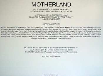 LP Natalie Merchant: Motherland