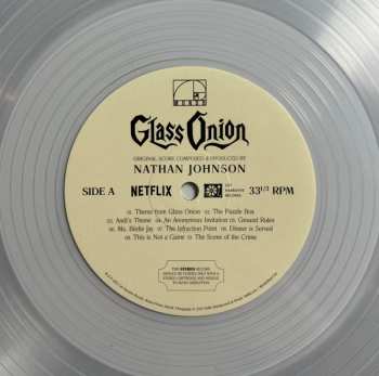 2LP Nathan Johnson: Glass Onion (A Benoit Blanc Murder Mystery Soundtrack) CLR