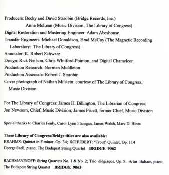 CD Nathan Milstein: The 1946 Library Of Congress Recital