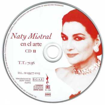 2CD Naty Mistral: Naty Mistral En El Arte