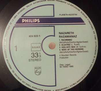 LP Nazareth: Razamanaz