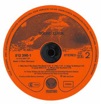 LP Nazareth: Sound Elixir CLR