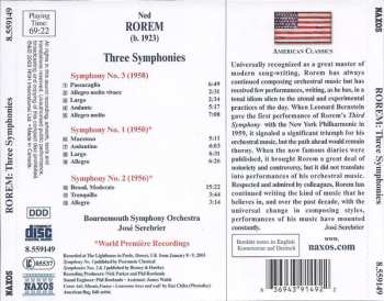 CD Jose Serebrier: Three Symphonies
