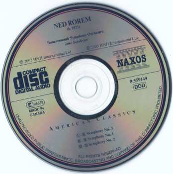 CD Jose Serebrier: Three Symphonies