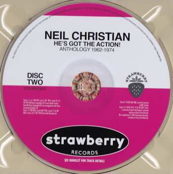 2CD Neil Christian: He's Got The Action! Anthology 1962-1974 DIGI