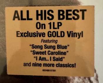 LP Neil Diamond: All-Time Greatest Hits (Limited Edition Metallic Gold Vinyl) CLR | LTD