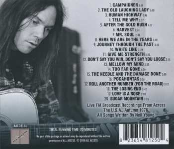 CD Neil Young: Acoustic Tour 1976