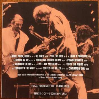 CD Neil Young: Santa Cruz 1984