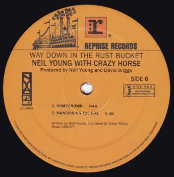 4LP/2CD/DVD/Dobozkészlet Neil Young & Crazy Horse: Way Down In The Rust Bucket DLX | NUM | LTD
