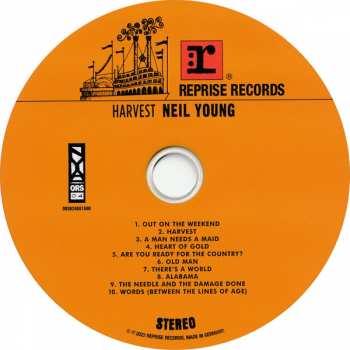 3CD/2DVD/Dobozkészlet Neil Young: Harvest - 50th Anniversary Edition DLX