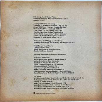 2LP Neil Young: Live At Massey Hall 1971