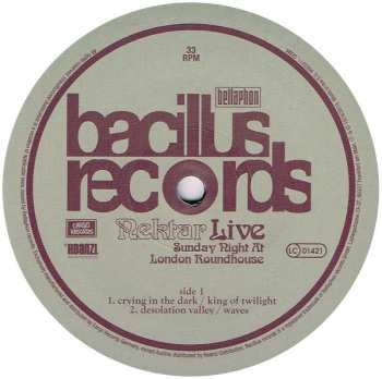 2LP Nektar: Sunday Night At London Roundhouse