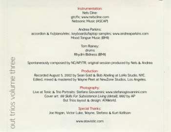 CD Nels Cline: Ash And Tabula (Out Trios Volume Three)