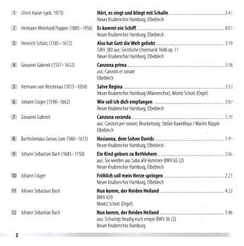 CD Neuer Knabenchor Hamburg: Es Singt Und Klingt Mit Schalle