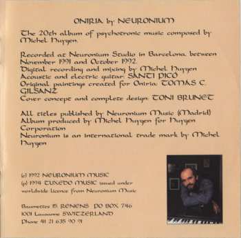 2CD Neuronium: Oniria