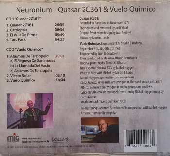 2CD Neuronium: Quasar 2C361 & Vuelo Quimico (The Harvest Years)