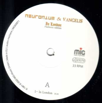LP Vangelis: In London Platinum Edition