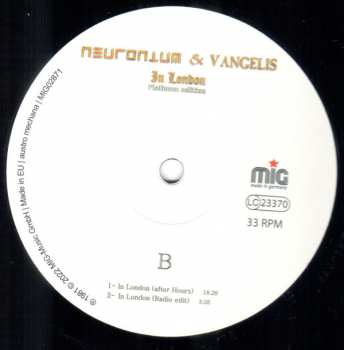 LP Vangelis: In London Platinum Edition